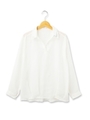 衿ビジュースキッパーブラウス/オフホワイト(003)