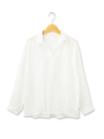 衿ビジュースキッパーブラウス/オフホワイト(003)