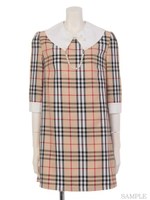 PN RetroチェックO/P/ブラック