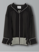 ジョーゼットパジャマシャツ/オフホワイト