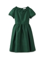 ポリエステルシャンタンワンピース/モスグリーン(024)