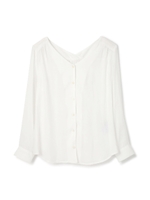 ビエラ両Vネックブラウス/ホワイト(030)