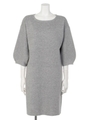 【ANAP】ボリューム袖ニットワンピース/L.GRY
