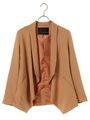 ・ドレープジャケット/キャメル