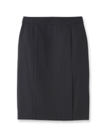 チョークストライプタックスカート/ネイビー(393)