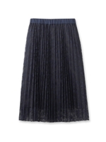 レースフレアスカート/ネイビー(093)