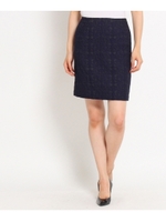 ジャガード織りスカート/ライトグレー(411)