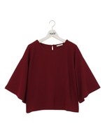 袖フレアTOPS/ホワイト