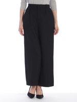 タックワイドパンツ/グレー