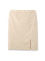 異素材パイピングスカート/ベージュ(252)