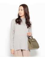 ハイネックストレッチプルオーバー/ライトグレー(311)