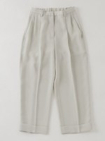 ハイツイストタックガウチョパンツ/ICE GRAY