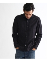 ボーラージャガードストライプシャツ/ホワイト(302)