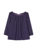 フロントタックブラウス/ホワイト(030)