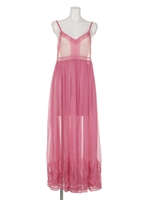 レース切替ワンピース/ホワイト