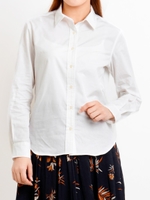 レギュラーカラーシャツ/オフ