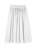 SATIN MIDI SKIRT/グレー(020)