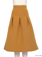 ボリュームタックスカート/MUSTARD
