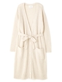 RIB LONG CARDIGAN/グレー(020)