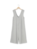 ガウチョ型サロペットパンツ/ブラック(019)