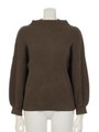 パフスリーブKnit TOP/KHA