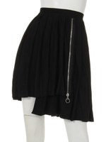 クレイジープリーツスカート/ブラック