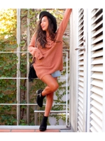 【ANAP】レースアップニットチュニック/RNG