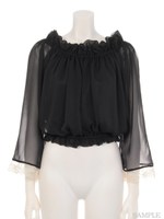 RS fanスリーブTOPS/ブラック