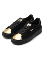 SUEDE PLATFORM GOLD 362222-02/ブラック