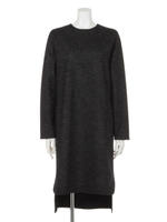 [GREED]HERRINGBONE Dress/BLACK MIX