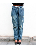 【ANAP】デニムイージーパンツ/BL