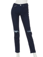 【CASUAL】スーパーストレッチクラッシュDENIMパンツ/インディゴ