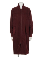 【Marie Hill】ロングMA-1/ボルドー