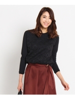 スカラップレースカットソー/オフホワイト(003)