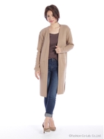 ニットコーディガン/ベージュ