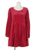 メルシーバルーンワンピース/ワイン