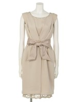 裾レース使いOP/ベージュ