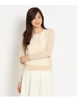 コンビツイードニット/ライトブルー(491)