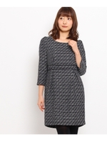 ファンシーツイードワンピース/ブラック(019)