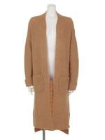 【chille anap】ロングニットガウン/GRY