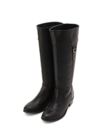 フェイクレザージョッキーブーツ/ブラック(019)