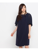 ラシーナダブルクロスワンピース/ブラック(019)