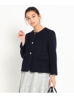 ラムウール混シャギージャケット/ピンクゴールド(005)