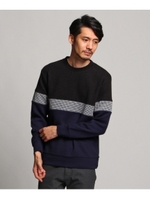 ダブルフェイスブロッキングプルオーバー/ブラック(519)