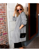 【ANAP】ロングブルゾン/BK