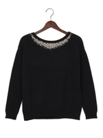 ★JC NY/W装飾 ドロップ　ショルダー/MD.Gray