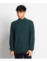 コットンカシミヤニットプルオーバー/モスグリーン(024)