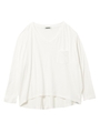 V-NECK POCKET TEE/イエロー