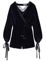 ベロアロンパース/CHIDORI