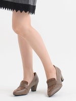 ローファーパンプス/ブラック